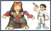 Padme Amidala / Jar Jar Binks Action Figure