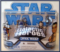 R2-D2 (with Serving Tray) / Princess Leia (Jabba's Slave) Action Figure