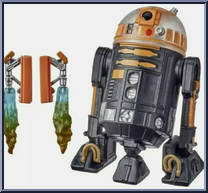 Astromech Droid (Black) from Star Wars - Galaxy's Edge Trading Post - Basic Series manufactured by Hasbro [Loose]