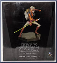 Ahsoka Tano with Rotta (Clone Wars) from Star Wars - Maquettes manufactured by Gentle Giant [Front]