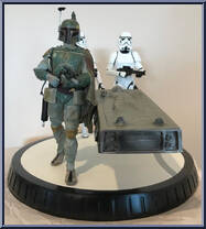 Boba Fett with Han in Carbonite from Star Wars - Statues manufactured by Gentle Giant [Loose]