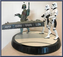 Boba Fett with Han in Carbonite from Star Wars - Statues manufactured by Gentle Giant [Loose]