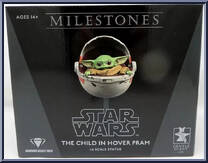 Child in Hover Pram (Mandalorian) from Star Wars - Milestones manufactured by Gentle Giant [Front]