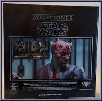 Darth Maul (Clone Wars) from Star Wars - Milestones manufactured by Gentle Giant [Back]