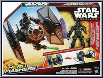 Tie Fighter & Tie Fighter Pilot from Star Wars - Hero Mashers - Vehicles manufactured by Hasbro [Front]