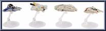 Hero Starship 4-Pack from Star Wars - Hot Wheels Starships - Box Sets manufactured by Mattel [Loose]