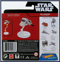 Phantom from Star Wars - Hot Wheels Starships - Rogue One manufactured by Mattel [Back]