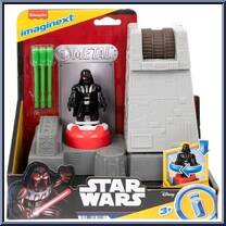 Death Star Turret Toy Cannon With Darth Vader from Star Wars - Imaginext - Basic Series manufactured by Fisher-Price [Front]