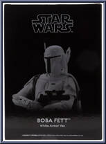 Boba Fett (White Armor Version) from Star Wars - Model Kits manufactured by Kotobukiya [Back]