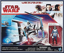 Canto Bright Police Speeder (with Canto Bright Police) from Star Wars - Last Jedi - Vehicles manufactured by Hasbro [Front]