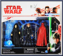 Emperor Palpatine / Luke Skywalker / Emperor's Royal Guard from Star Wars - Last Jedi - Multi-Packs manufactured by Hasbro [Front]