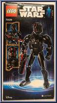 Elite TIE Fighter Pilot from Star Wars - Last Jedi - Buildable Figures manufactured by Lego [Back]