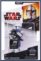 ARC Trooper from Star Wars - Legacy Collection - Red / White Cards manufactured by Hasbro [Front]