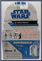 Breha Organa from Star Wars - Legacy Collection - Blue / White Cards manufactured by Hasbro [Back]