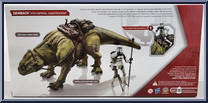 Dewback (with Imperial Sandtrooper) from Star Wars - Legacy Collection - Creature Sets manufactured by Hasbro [Back]