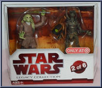 Kit Fisto and Geonosian Warrior from Star Wars - Legacy Collection - Geonosis Arena Showdown manufactured by Hasbro [Front]