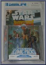 Leia Organa / Prince Xizor (Shadows of the Empire) from Star Wars - Legacy Collection - Comic Packs - Blue / White Packaging manufactured by Hasbro [Front]