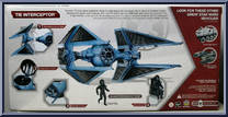 Tie Interceptor from Star Wars - Legacy Collection - Vehicles manufactured by Hasbro [Back]