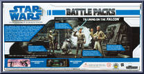 Training on the Falcon from Star Wars - Legacy Collection - Battle Packs manufactured by Hasbro [Back]