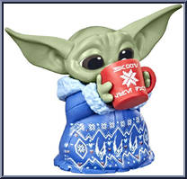 Child (Baby Yoda) (Sipping Cocoa) Action Figure