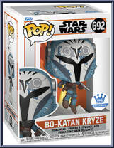 Bo-Katan Kryze (Flying) from Star Wars - Mandalorian - Pop! Vinyl Figures manufactured by Funko [Front]