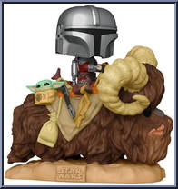 Mandalorian & the Child on Bantha Action Figure