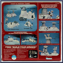 Hoth Turret Defense from Star Wars - Micro Collection - Basic Series manufactured by Kenner [Back]