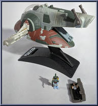 Slave I (Boba Fett / Han Solo) from Star Wars - Micro Machines - Action Fleet manufactured by Galoob [Loose]