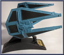 Tie Interceptor (with 2 Imperial Pilots) from Star Wars - Micro Machines - Action Fleet manufactured by Galoob [Loose]