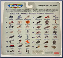 XIV Star Wars from Star Wars - Micro Machines - 65860 - Phase III manufactured by Galoob [Back]