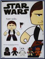 Han Solo from Star Wars - Mighty Muggs - Series 1 manufactured by Hasbro [Back]