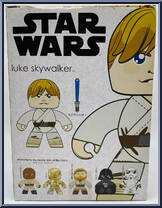 Luke Skywalker from Star Wars - Mighty Muggs - Series 2 manufactured by Hasbro [Back]