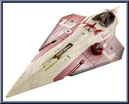 Obi-Wan's Jedi Starfighter from Star Wars - Movie Heroes - Yoda Package - Vehicles manufactured by Hasbro [Loose]