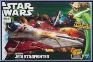 Obi-Wan's Jedi Starfighter from Star Wars - Movie Heroes - Yoda Package - Vehicles manufactured by Hasbro [Front]