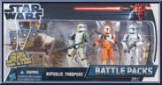 Republic Troopers from Star Wars - Movie Heroes - Battle Packs manufactured by Hasbro [Front]