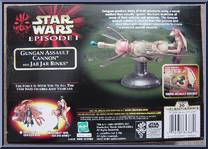 Gungan Assault Cannon (with Jar Jar Binks) from Star Wars - Phantom Menace - Cinema Scenes manufactured by Hasbro [Back]