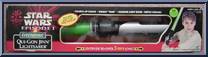 Qui-Gon Jinn Lightsaber from Star Wars - Phantom Menace - Lightsabers manufactured by Hasbro [Front]