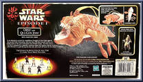 Opee and Qui-Gon Jinn from Star Wars - Phantom Menace - Beast Pack manufactured by Hasbro [Back]