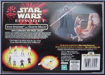 Sith Speeder and Darth Maul from Star Wars - Phantom Menace - Vehicles manufactured by Hasbro [Back]