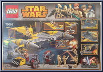 Naboo Starfighter from Star Wars - Phantom Menace - Basic Series manufactured by Lego [Back]