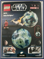 Naboo Starfighter & Naboo from Star Wars - Phantom Menace - Basic Series manufactured by Lego [Back]