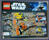 Anakin's and Sebulba's Podracers from Star Wars - Phantom Menace - Vehicles manufactured by Lego [Back]