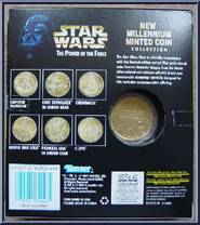 Chewbacca from Star Wars - Power of the Force II - Coin Collection manufactured by Kenner [Back]