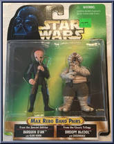Barquin D'An / Droopy McCool from Star Wars - Power of the Force II - Max Rebo Band Pairs manufactured by Kenner [Front]