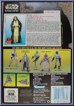 Ben (Obi-Wan) Kenobi from Star Wars - Power of the Force II - Hologram Green Card manufactured by Kenner [Back]