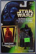Darth Vader from Star Wars - Power of the Force II - Hologram Green Card manufactured by Kenner [Front]