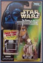 Ewoks Wicket & Logray from Star Wars - Power of the Force II - Freeze Frame manufactured by Kenner [Front]