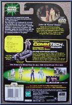 Jawa (with GONK) from Star Wars - Power of the Force II - Comm-Tech manufactured by Kenner [Back]
