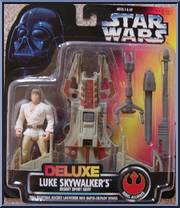 Luke Skywalker (Desert Sport Skiff) from Star Wars - Power of the Force II - Deluxe Figures manufactured by Kenner [Front]