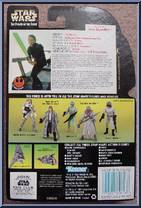 Luke Skywalker (Jedi Knight) from Star Wars - Power of the Force II - Hologram Green Card manufactured by Kenner [Back]